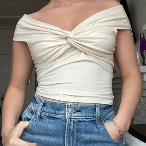 Reformation off the shoulder top